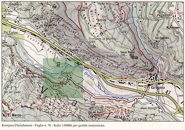 Mappa di dettaglio