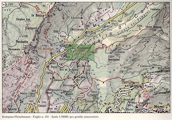 Mappa di dettaglio