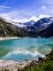 Laghi d&#39;Avio e lago Venerocolo (2535 m.) da malga Caldea (1584 m.)