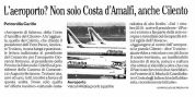 Aeroporto? Non solo Costa d'Amalfi ma anche CIlento