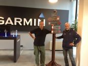 I segnavia del Parco approdano a Milano presso la reception della Garmin Italia