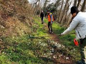 Sicurezza dei percorsi. Gli Escursionisti su Ruote Veneto sono intervenuti sul sentiero del Monte Lozzo