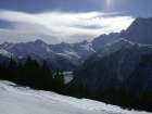 Head of Val Belviso seen from the Track Magnolta in Aprica with on the Right M. Torena (2911 m.) and in the Middle Lago Belviso