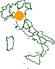 Die Lage des Parco dei Gessi Bolognesi e Calanchi dell'Abbadessa