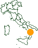 Localizzazione Parco Nazionale del Pollino