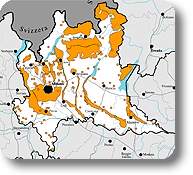 Interaktiven Karte Lombardia