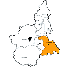 Provinz Alessandria Karte